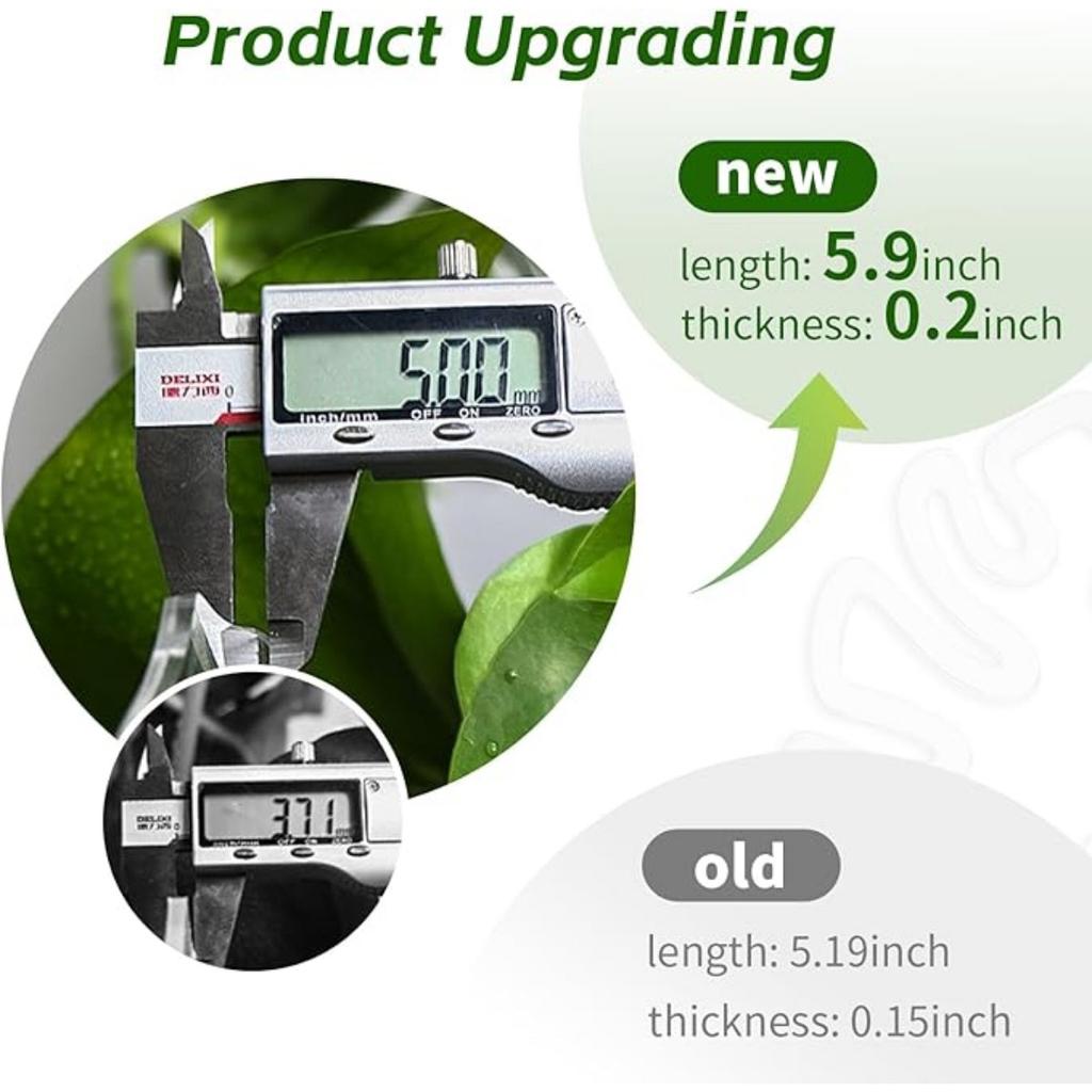 Plant Support Stakes Monstera Shaped Plant Stand, Acrylic Flower Shape Plant Growth Accessories for Indoor Outdoor Plants