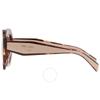 Prada Brown Gradient Butterfly Ladies Sunglasses Pr 16ysf 01r0a6 54