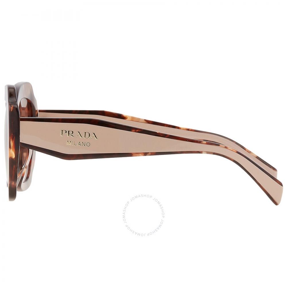 Prada Brown Gradient Butterfly Ladies Sunglasses Pr 16ysf 01r0a6 54