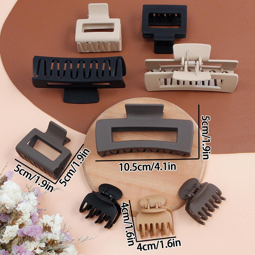 Large Flower Claw Clips For Women Fashion Hair Claw Hair Clamps Girls Matte Hairpins Sweet Headwear Barrette Hair Accessories