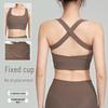 Женский ударопрочный спортивный бюстгальтер высокой интенсивности: Поддерживающий жилет для бега и йоги, предотвращающий провисание