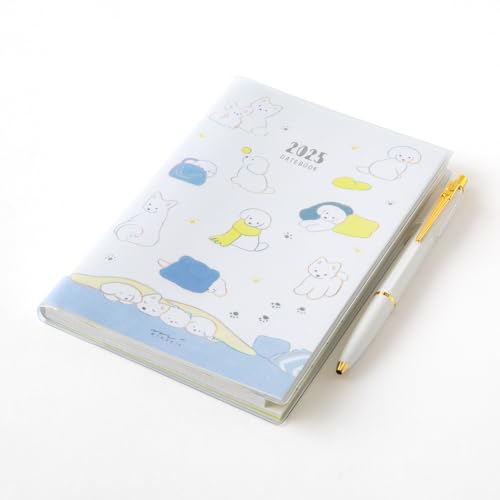Midori Pocket Diary, 2025, B6, Weekly Dog Pattern, 22308006 (Begins January 2025)