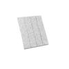 Felt Board Tiles Large Cork Board Alternative with Adhesive Tabs Thick Slat Wall Panels for Office Decor Push Pin Board