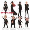 SPY X FAMILY Anime Character Standing Kawaii Anya Yor Loid Action Figures Acrylic Stand Model Toy Desk Decoration Fans Gifts