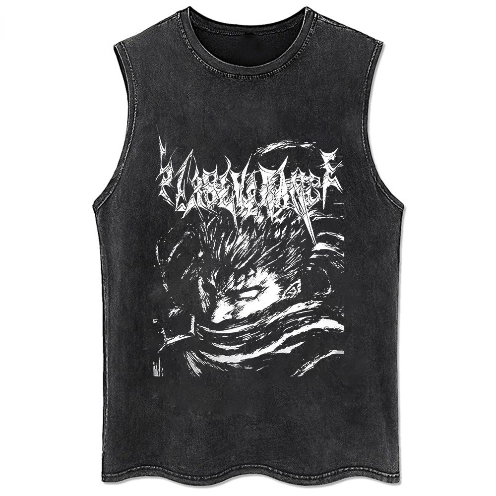 Мужская черная футболка Harajuku Washed, хип-хоп, уличная одежда, японская аниме-графика, хлопковая повседневная футболка, летние топы с коротким рукавом, футболка