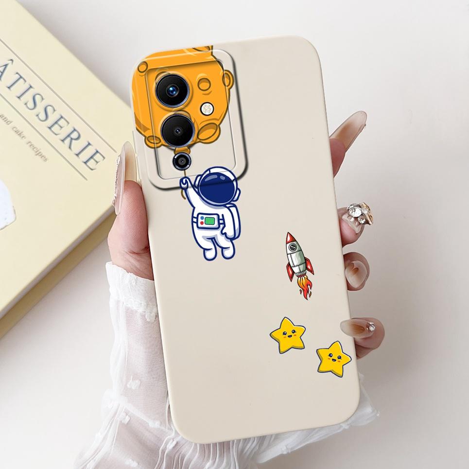 Мультяшная Модная Задняя Крышка Для Телефона Infinix Note 12 Pro 5G Чехол Для Телефона Infinix X671B Мягкий Силикон Дракон Астронавт Черный Кот Funda
