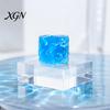 Relaxing Desk Toy Shapeable Cheese Cube Squeeze Toy, Anxiety Relief Block Sensory Fidget Tool Fake Pinch Home Office Relaxation Tactile
