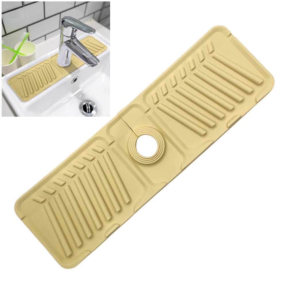 Силиконовый брызговик для крана, многоцелевая подставка для туалетного мыла, коврик для крана для быстрого слива, кухонный складной дренажный коврик