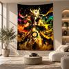Decorative Tapestry,Naruto Uzumaki Printed Wall Art, Lightweight Wall Hanging For Bedroom Background