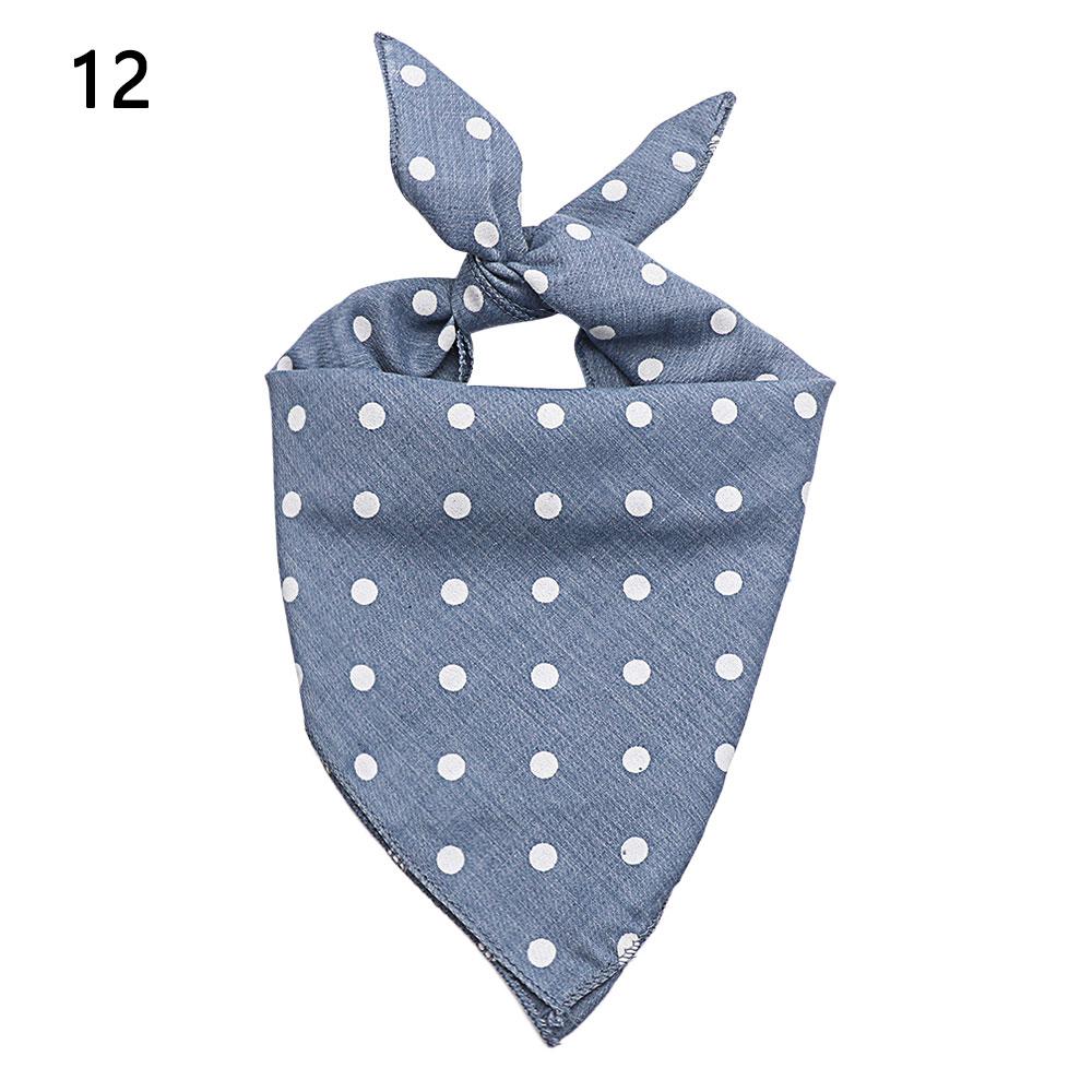 Pet Supplies Cute Plaid Dots Bib Neckerchief Pet Collars Pet Bandanas Dog Scarf Cat Neck Scarf