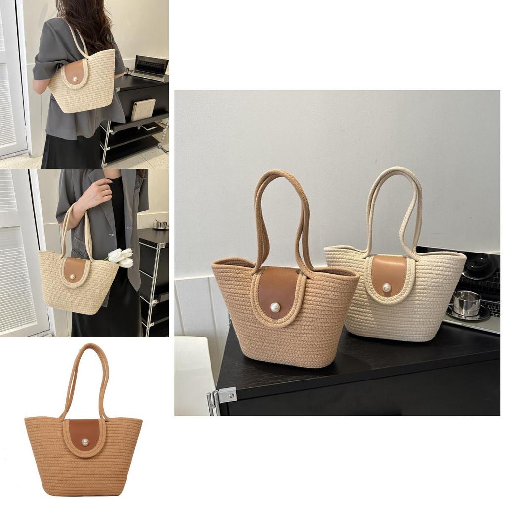Large Capacity Popular Woven Bag 2023 Summer New Trend Fashion Shoulder Bag