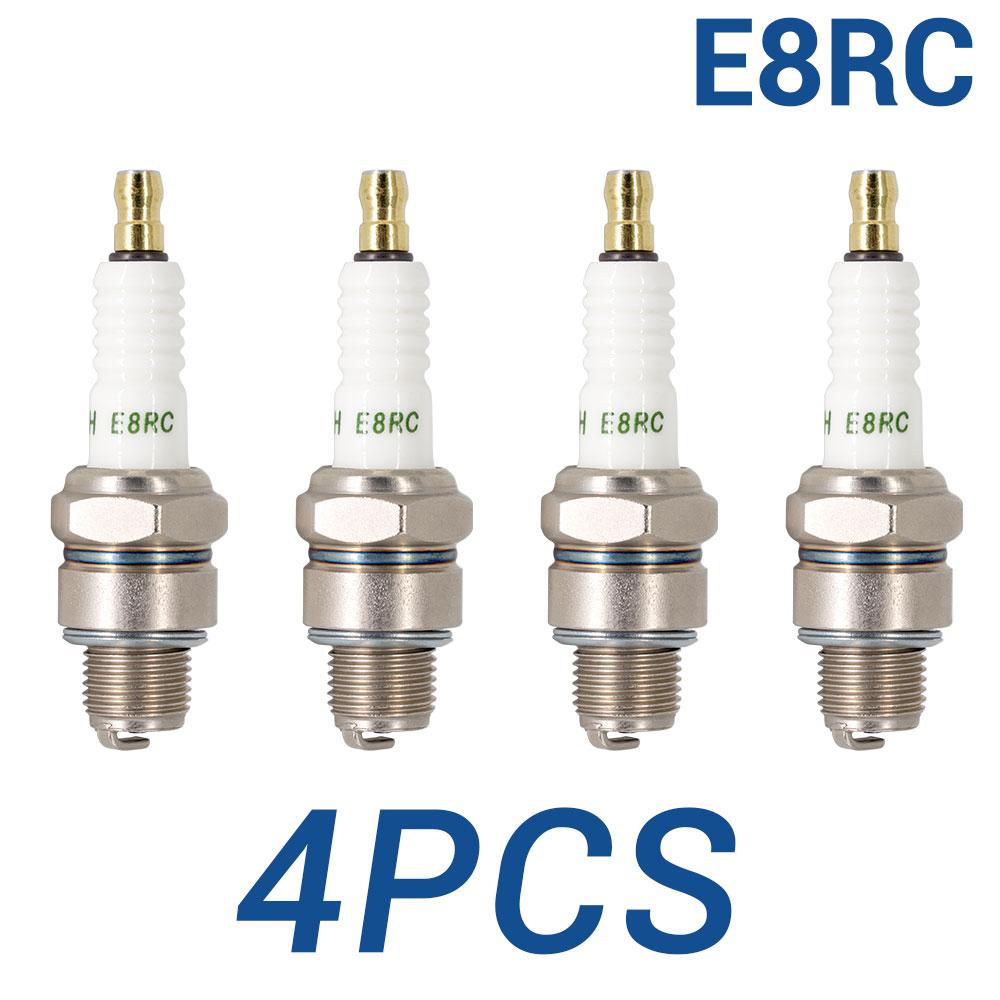 2-8PCS Nut Type Candles Replace for YAMAHA 94709-00195 4322/BR8HS HONDA 98076-58716 W24FSR Ordinary Spark Plug Torch E8RC