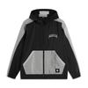 Comfortable Casual Minimalist Color-Block Zip-Up Loose Letter Windbreaker Men Outerwear AFDU643-2