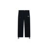Golden Age Solid Color Multi-Pocket Double Drawer Knee Patch Cargo Pants Men Bottoms Black AKXT047-2