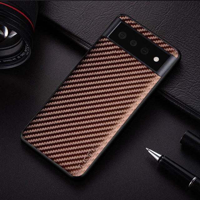 Lightweight Thin Carbon Fiber Case For Google Pixel 7 6 8 Pro 6a 7a Pixel6 Pixel7 Pixel6pro Pixel6a Pixel8 Protective Bag Cover