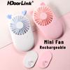 HdoorLink Мини-вентилятор охлаждения USB перезаряжаемые спортивные портативные электрические вентиляторы Мини-ручной вентилятор