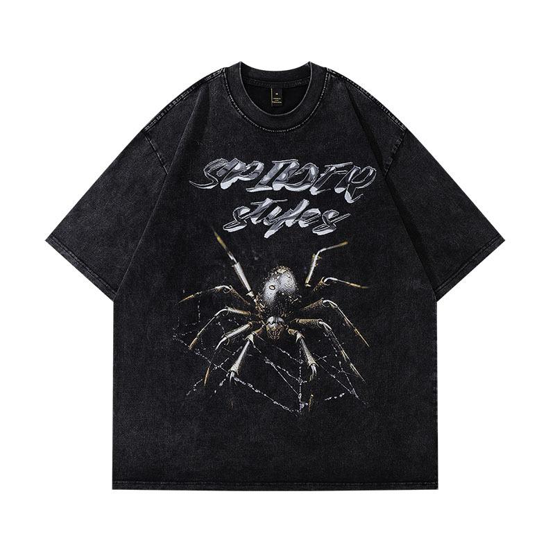 Модные хлопковые мужские футболки с круглым вырезом и принтом животных, повседневные топы с короткими рукавами