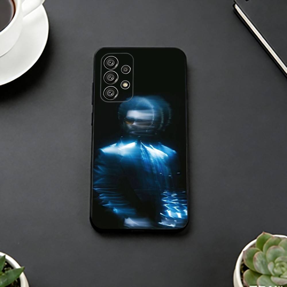 Чехол для телефона W-Weeknd X-XO Черный Силикон Мягкий Для Samsung S25,S24,S21,S22,S23,S30,Ultra,S20,Plus,Fe,Lite