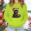 New Fashion Autumn And Winter Sweatshirts Christmas Cat Funny Hoodies Personalized Sweater For Women Men