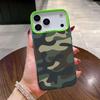 Военно-зеленый камуфляжный чехол для телефона для iPhone 17, 16 Pro Max, 14 Pro, 13, 15