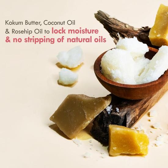 Nat Habit Brightening Milk-Rosehip & Detox Charcoal Butter Bath Soap With Cold Processed For Detoxification (125g X 2, Combo)