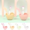 4Pcs Facial Brush Mask Bowl Spoon Set Mask Brush Bar Diy Beauty Tool Mixing Tool