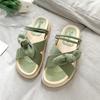 Women Sandalias Summer Fairy Style 2024 New Fashion Student Platform Roman Lady Sands Flat Shoes Cute Slippers