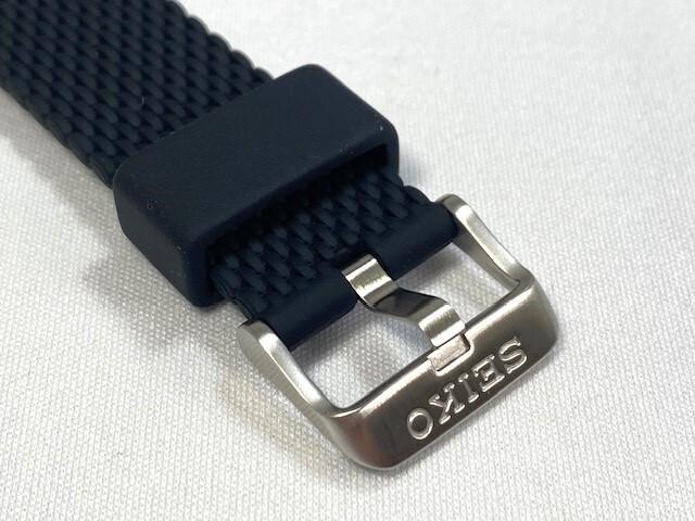R045011J0 SEIKO 5 Sports Черный силиконовый ремешок 22 мм для via SRPD71KD/ 4R36-07G0 (Доставка Nekoposu)