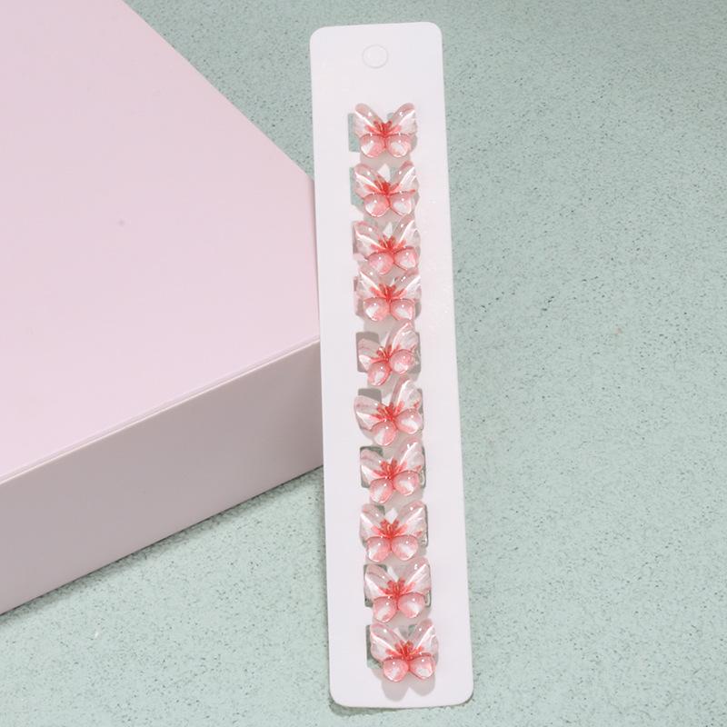 Корейские милые мини-заколки для волос в виде стручков фасоли-бабочки для девочек: Принцесса Косичка Украшение