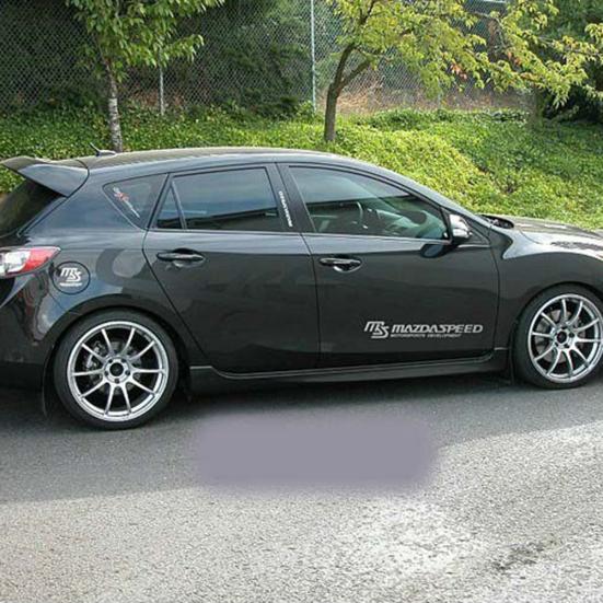 Автомобильные наклейки с буквенным принтом для автоспорта, светоотражающие наклейки для декора Vihecle