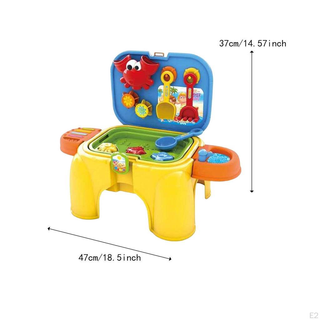 Beach Sandpit Toys Kids Sand Chair Multifunction Lightweight Decorative Water Table Play Stool
