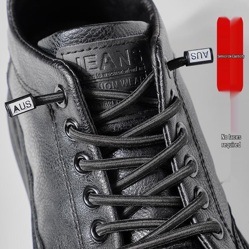 Эластичные шнурки без завязывания с металлической пряжкой - Легкие ленивые шнурки AUS