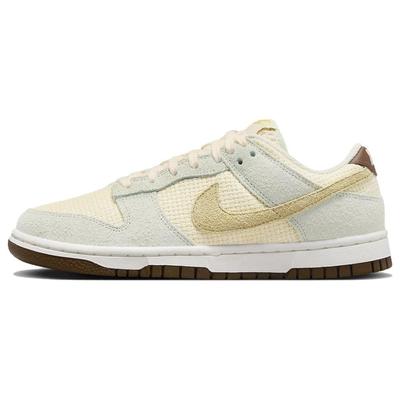 Кроссовки женские Dunk Low Coconut Milk Hemp кремовые светло-желтые светло-зеленые FN7774-001