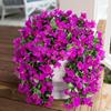 Realistic Faux Bougainvillea Fake Silk UV Resistant Artificial Flowers Plant Long Trailing Summer Bougainvillea Vines