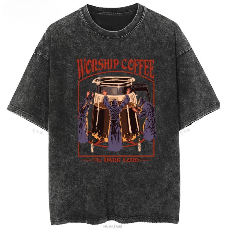 Серия комиксов ужасов Счастливого Рождества Мой первый огнемет Принт Футболки Винтажные выстиранные хлопковые футболки Подарочная одежда