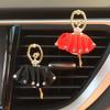 Ballet Girl  Car Outlet  Diamond Mounted Cartoon Perfume Clip  Air Conditioning Vent Perfume Clip