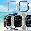 Ударопрочный золотой ПК-чехол Защитная крышка для Apple Watch Серии 11 10 9 8 7 6 5 4 3 2 1 Ultra 49 45 мм 41 46 42 мм Без стекла на экран