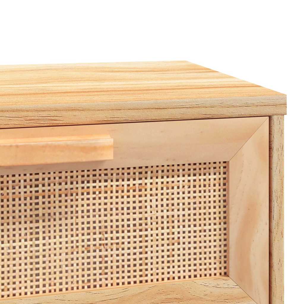 Coffee Table Brown 80x40x30 cm Engineered Wood & Solid Pine Wood