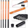 SOUGAYILANG Дорожная портативная телескопическая удочка 2,7-5,4 м, литейная удочка из углеродного волокна, спиннинговая удочка