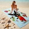 1pc Bing Bunny2 Beach Towel, Comfortable and Thick, and Swimming/Bath/Picnic/Camping Towel, Suitable for Seaside Beaches