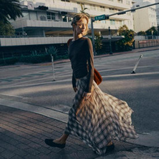 West Minor Элегантная Ретро Миди-юбка Асимметричного Кроя с Завышенной Талией