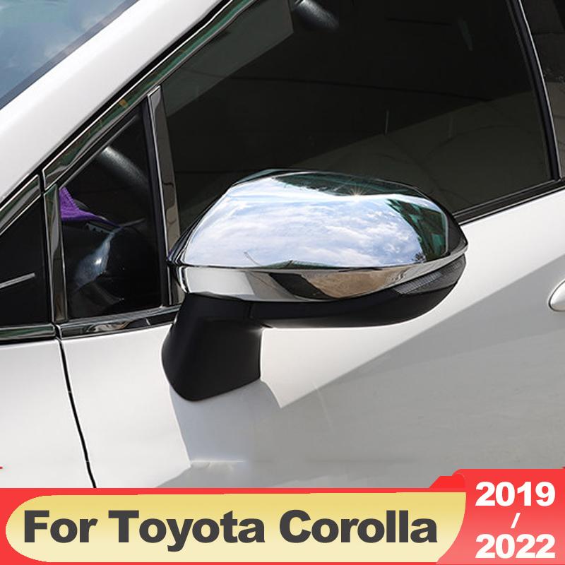 ABS углеродное волокно автомобильное боковое зеркало заднего вида чехол накладки в виде ракушки для Toyota Corolla E210 2022 12th аксессуары