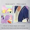 3 шт. My Little Pony Радужный Пони Летающие Крылья Домашний Комплект Постельного Белья-Универсальный Трех peças Костюм для Спальни, Гостевой Комнаты, Гостиной, Отеля-Фести