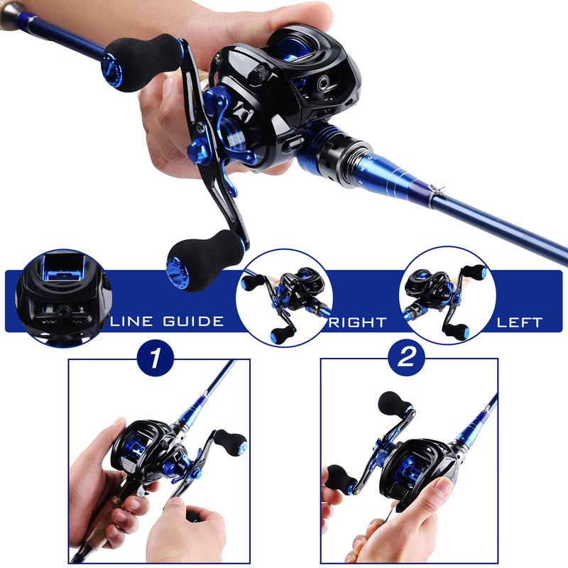 Набор удочек и катушек, металлическая рыболовная катушка, корбоновая удочка, костюм для морской рыбалки на окуня