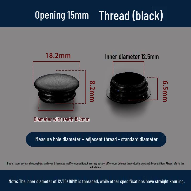 Универсальная круглая декоративная пластиковая заглушка для мебельных петель и отверстий под винты