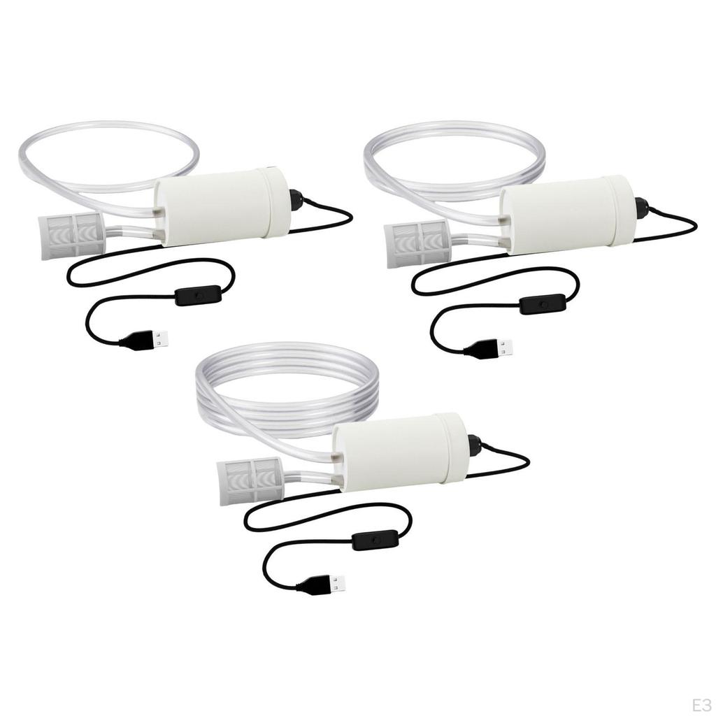 USB Electric Auto Siphon Self Priming Pump DC5V with Hose and Stone Mini