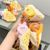 Plush Food Delightful Party Keychain Wallets Featuring Cute Pizza And Animal Styles