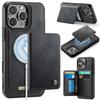 For iPhone 16 Pro Magnetic Case CASEME ME80 Series Leather PC TPU Phone Cover with Detachable Wallet