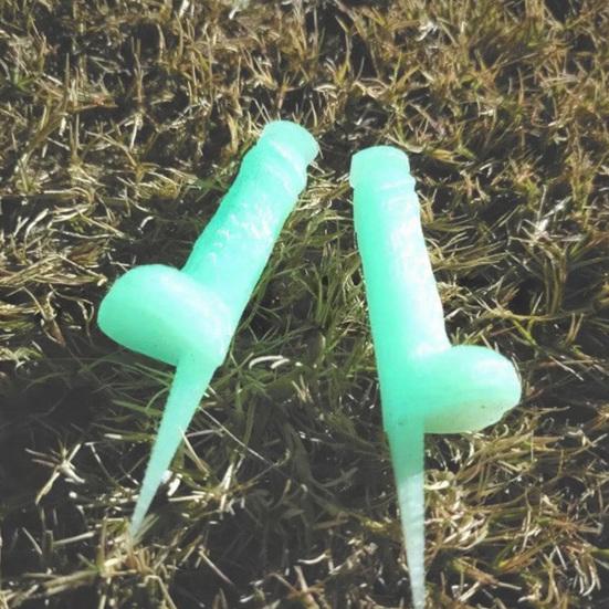 1/2 шт. Светящаяся гольф-тишка Светится в темноте Пластиковый держатель для мячей для гольфа Вспомогательное средство для тренировки в гольфе Тренировочное поле В помещении на открытом воздухе Гольф-тишка Аксессуары для гольфа