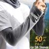 Breathable Arm Sleeves Ice Silk Hand Protector Cove New Long Arm Glove  Summer